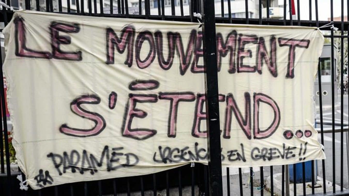 Les patients soutiennent les employés des hôpitaux en grève