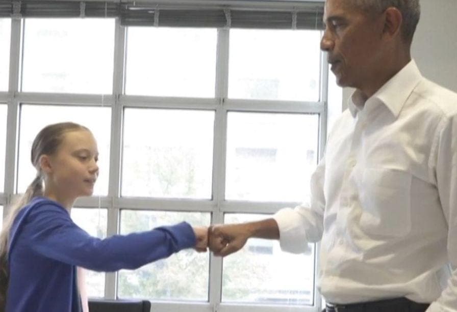 Politique spectacle épisode 826 : Greta la sauveuse du monde rencontre Obama