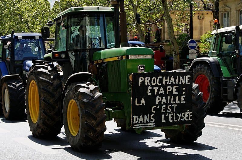 Les agriculteurs en colère : grosses mobilisations à travers toute la France