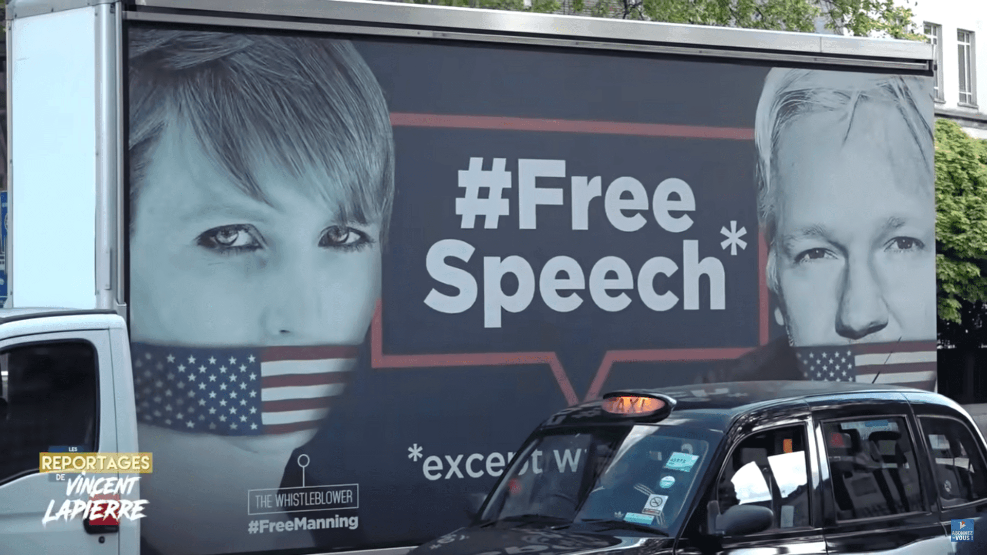 Julian Assange comparaît en personne devant le tribunal de Londres, des Gilets Jaunes sont là pour le soutenir