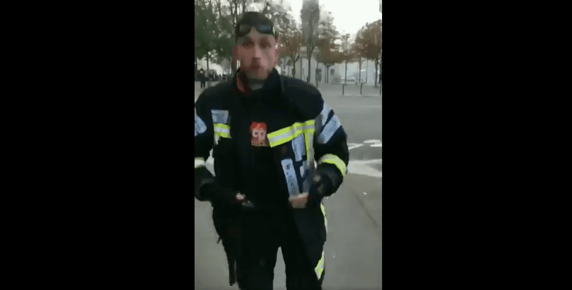 Le pompier qui a fait le buzz avec sa vidéo sur Macron a été suspendu