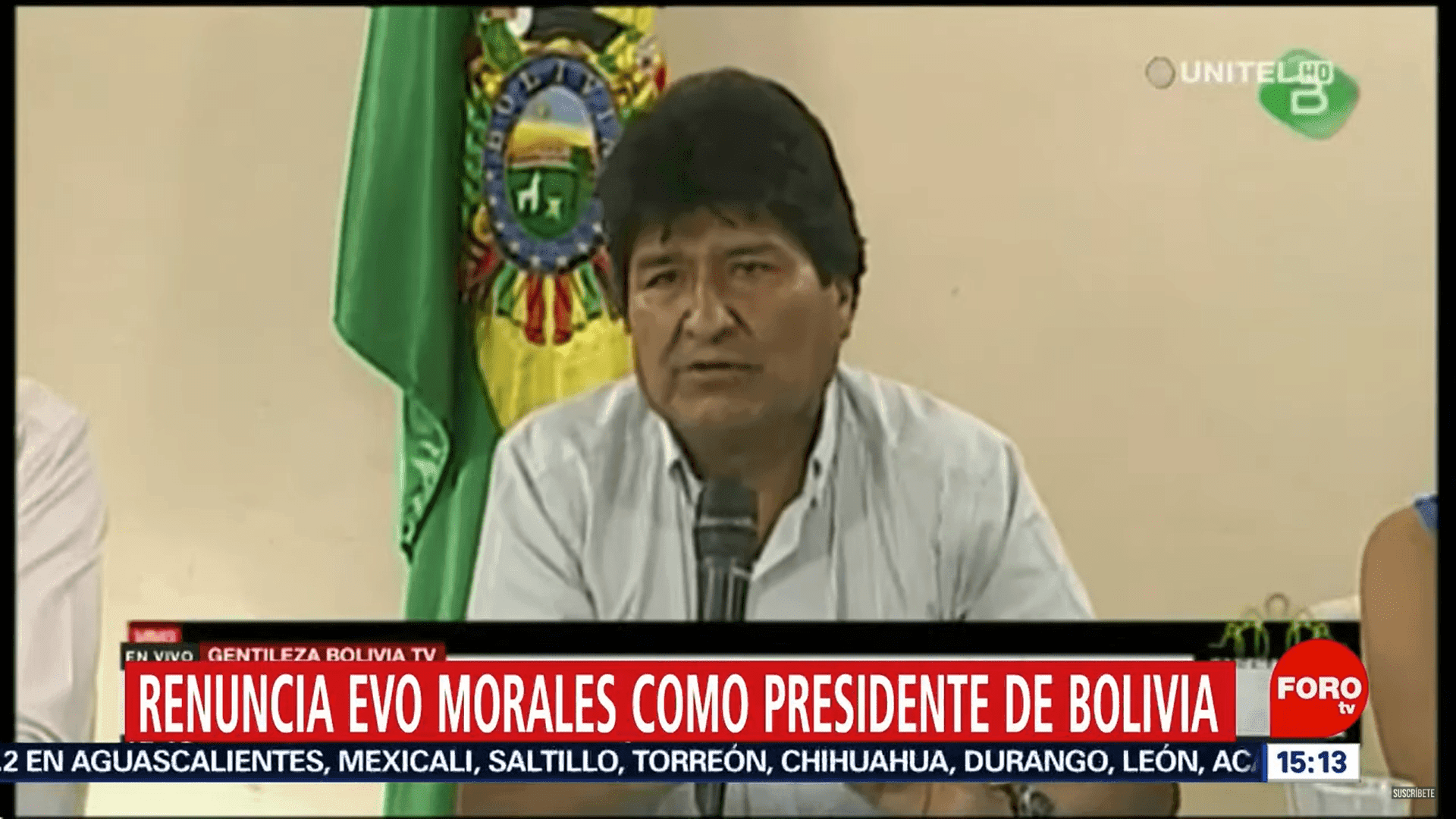 Coup d'État en Bolivie : le président Morales forcé de démissionner
