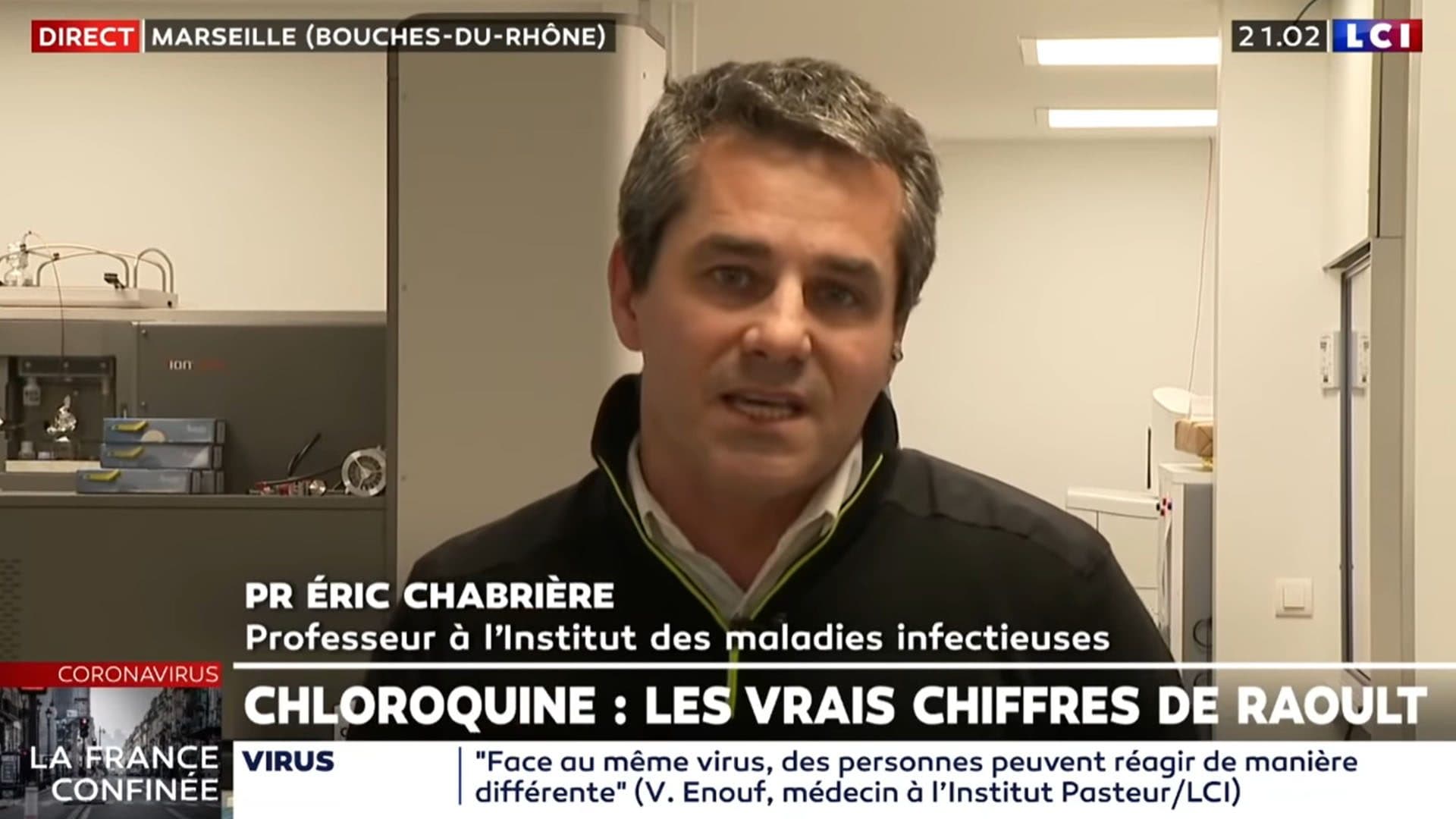 0.14% de mortalité à l'IHU de Marseille : « Sur 701 patients soignés à la chloroquine, un seul décès »