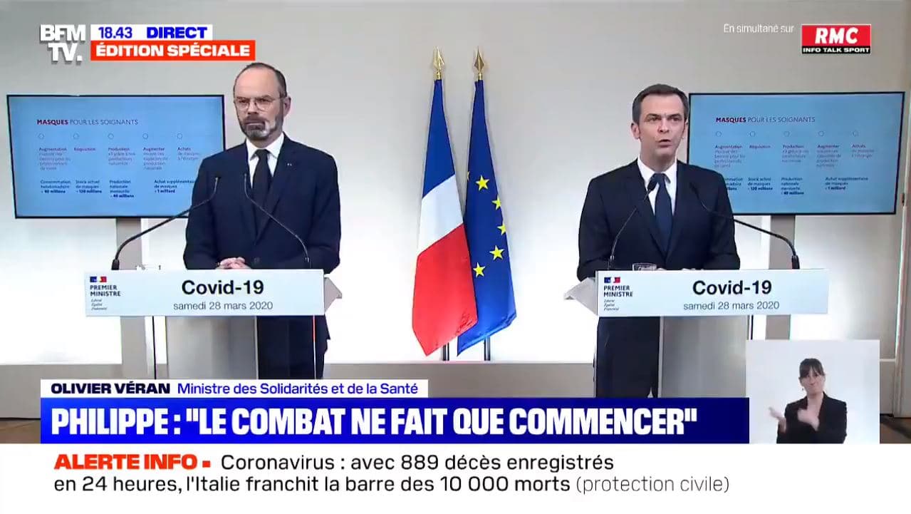 Édouard Philippe : « Je ne laisserai personne dire qu'il y a eu du retard sur les prises de décision »