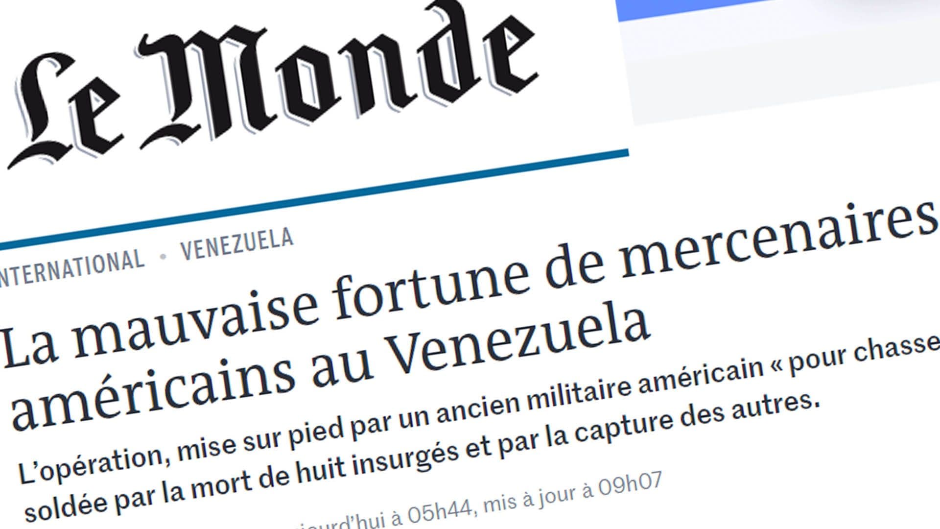 Venezuela : l’incroyable complaisance des grands médias français envers l'impérialisme américain