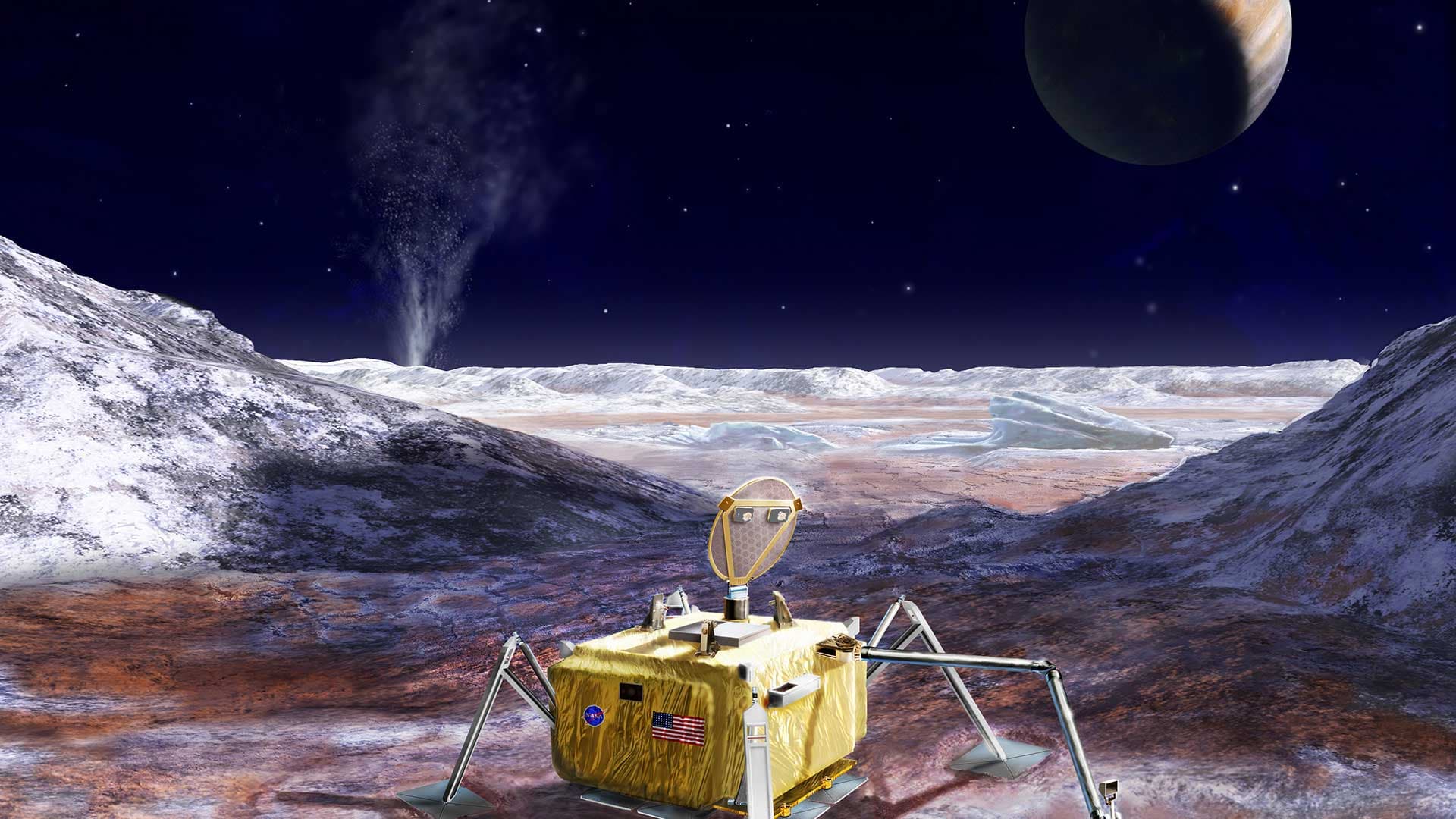 De l’eau jaillirait à la surface d’une lune de Jupiter !