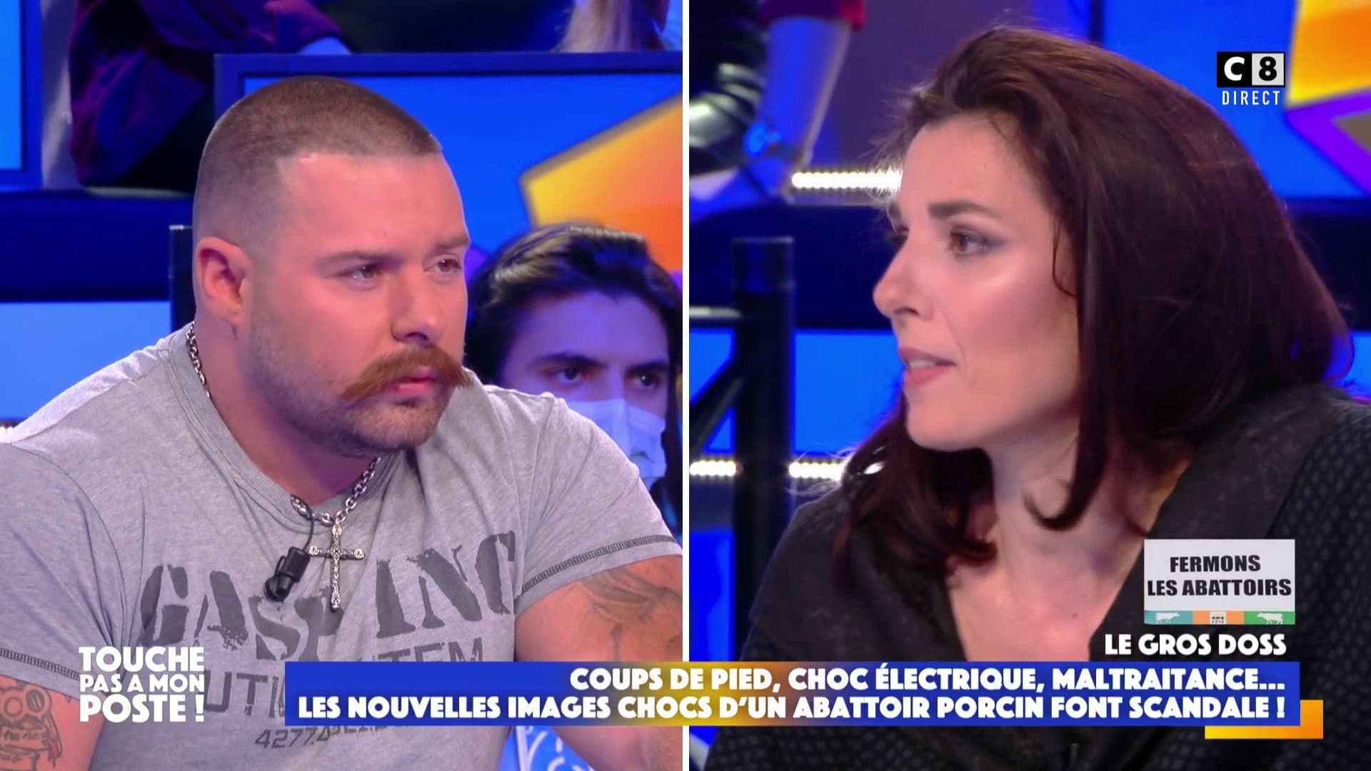 Gros clash chez Hanouna entre une végane et un mangeur de viande