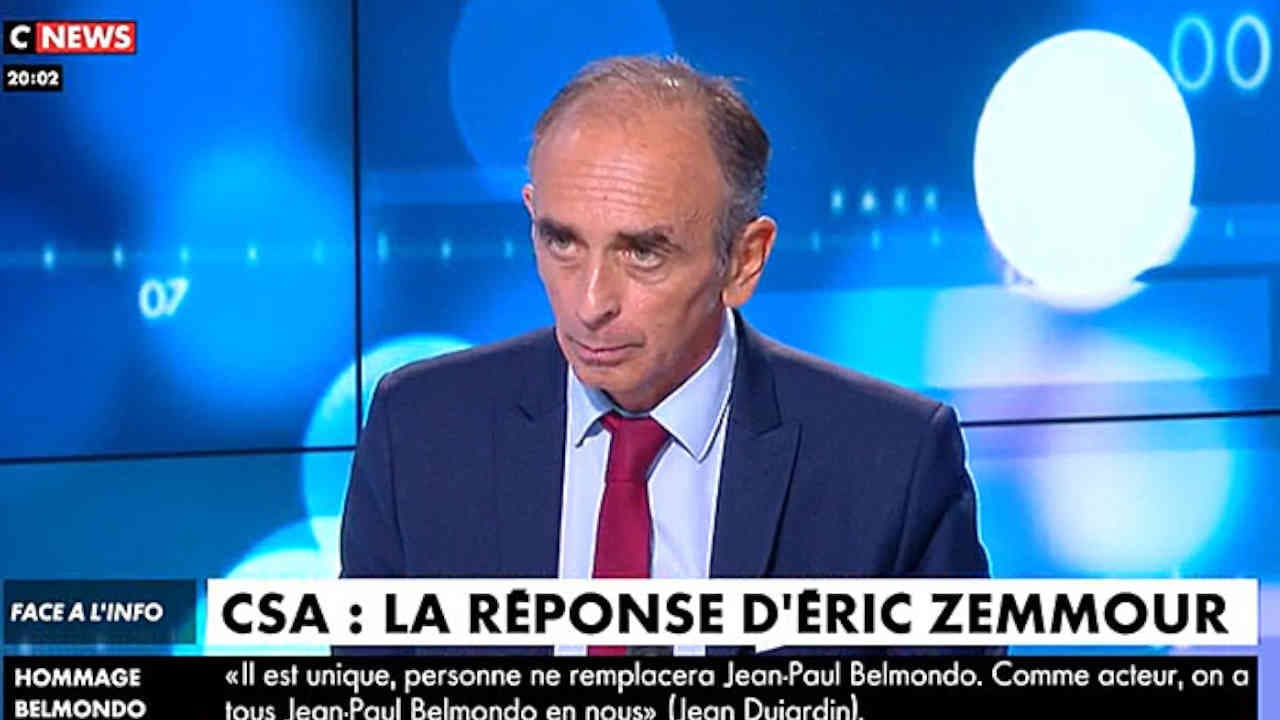 CNews écarte Eric Zemmour de l'antenne après la décision du CSA