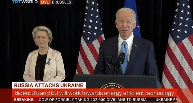 Biden : « Couper le gaz russe va faire mal à l'Europe, mais c'est le prix que je suis prêt à payer »