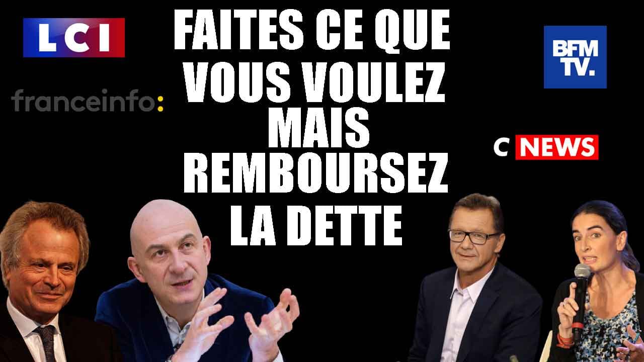 Cette petite armée d'éditorialistes des grands médias qui veut absolument que l'on rembourse la dette