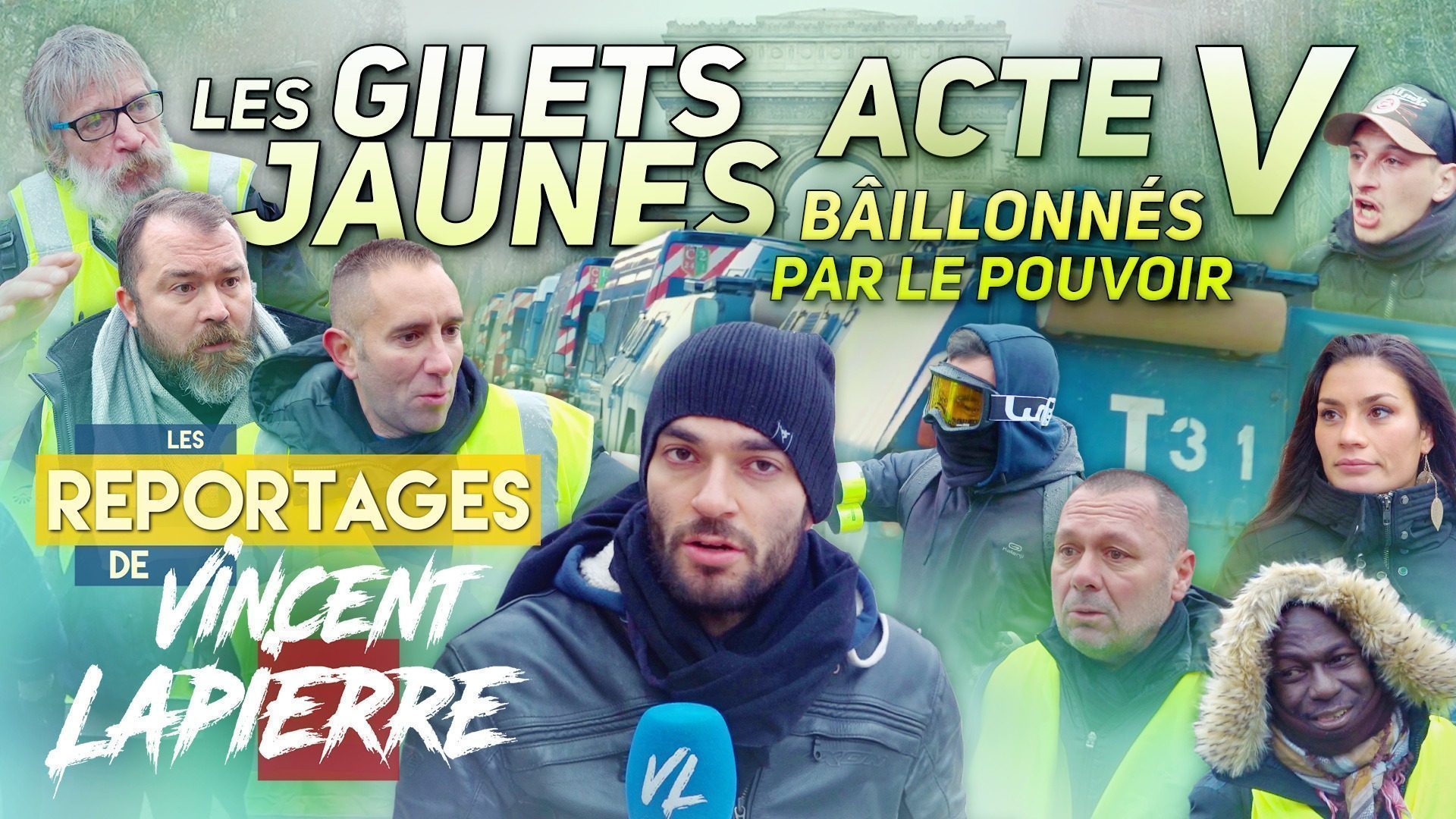 LES GILETS JAUNES BÂILLONNÉS, ACTE V – Les Reportages de Vincent Lapierre