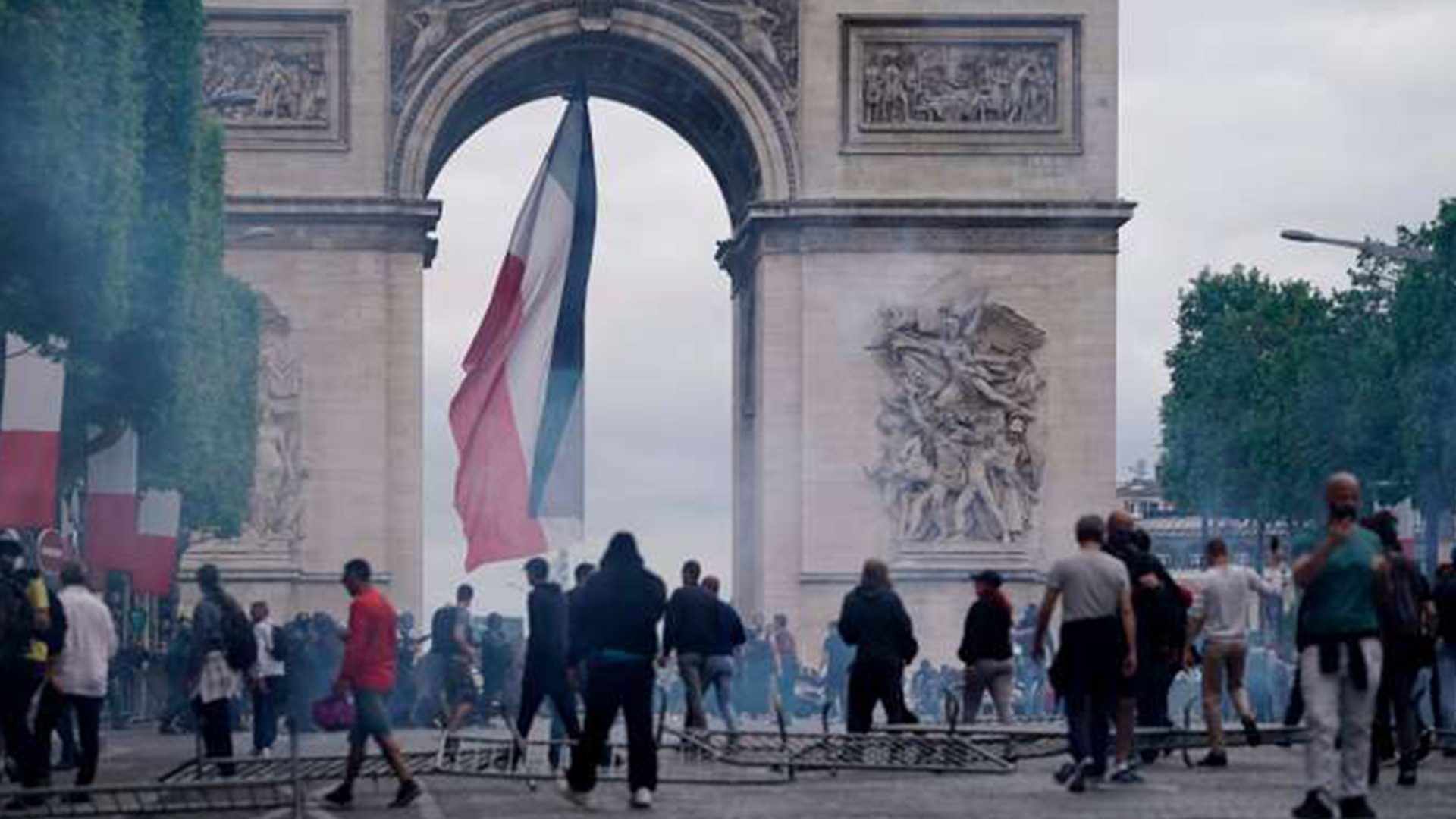 Plus de 150 personnes interpellées en marge du défilé du 14-Juillet à Paris