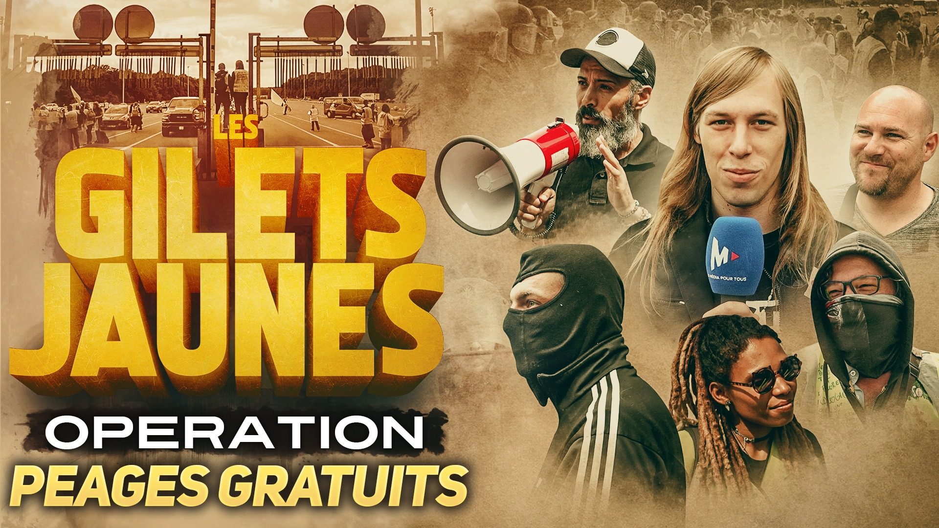 LES GILETS JAUNES LIBÈRENT LES AUTOROUTES – Les Reportages du Média Pour Tous