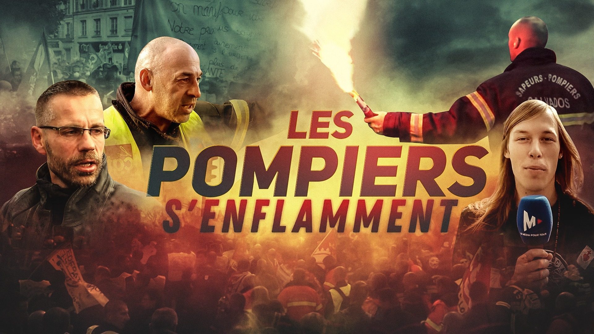 Quand les pompiers manifestent, la police réprime ! (REPORTAGE)