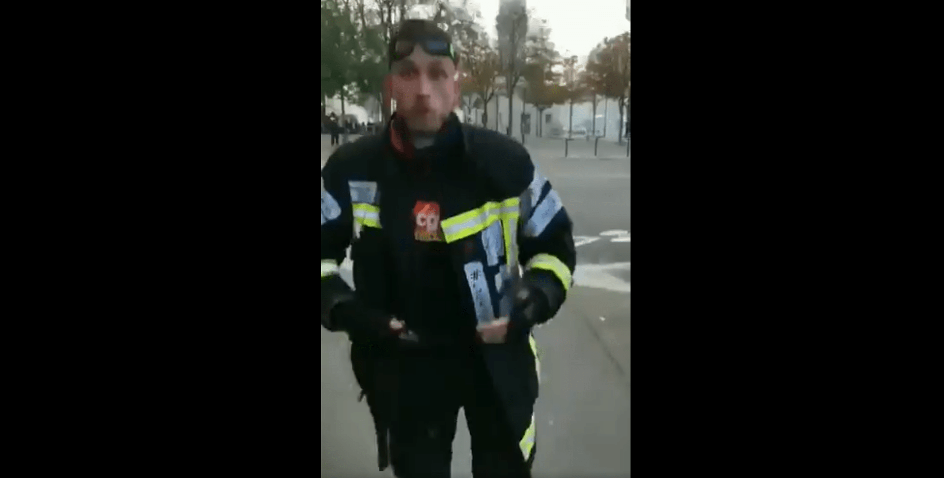 Le pompier qui a fait le buzz avec sa vidéo sur Macron a été suspendu