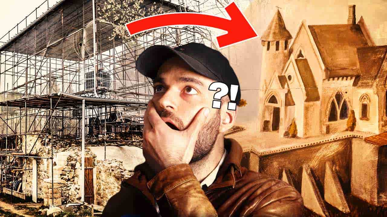 Ils construisent un château médiéval OKLM