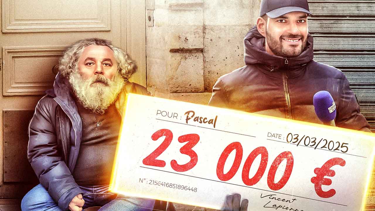 JE RÉCOLTE 23.000€ POUR UN SDF (merci à tous ❤️)